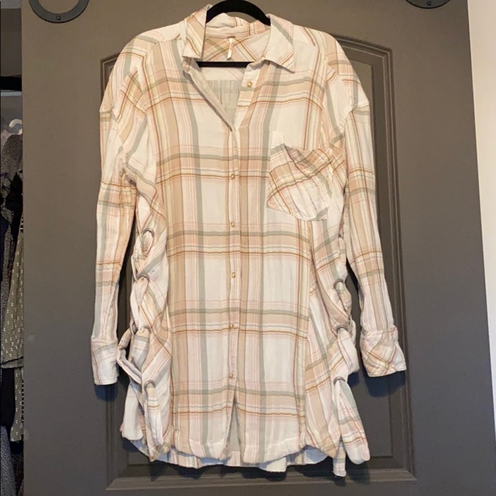 Free people tunic with braided side